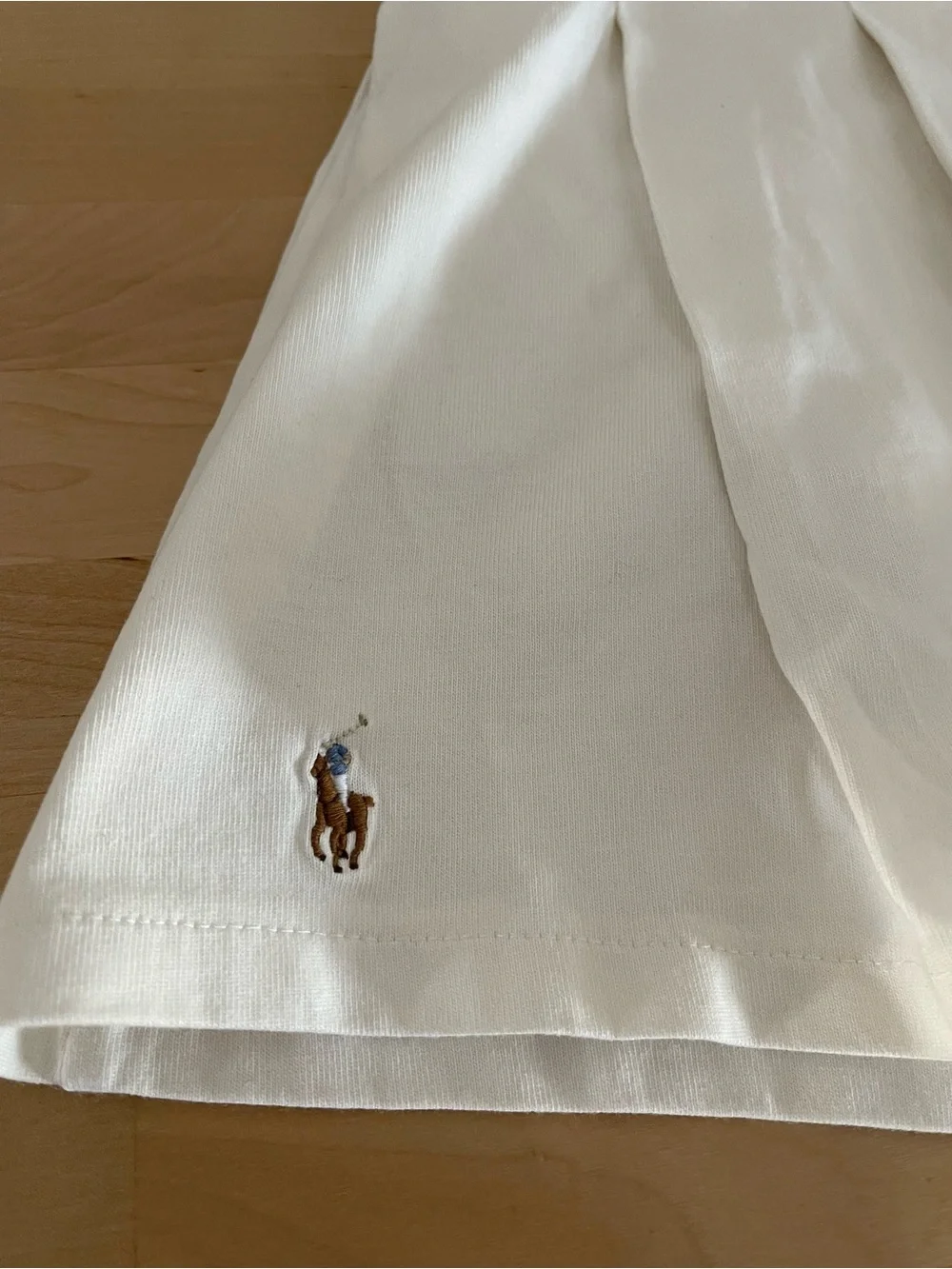 NWT-RALPH LAUREN Polo Big Girls Pleated Jersey Skort Size L 12-14